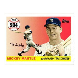 2008 Topps #MHR504 Mickey Mantle New York Yankees